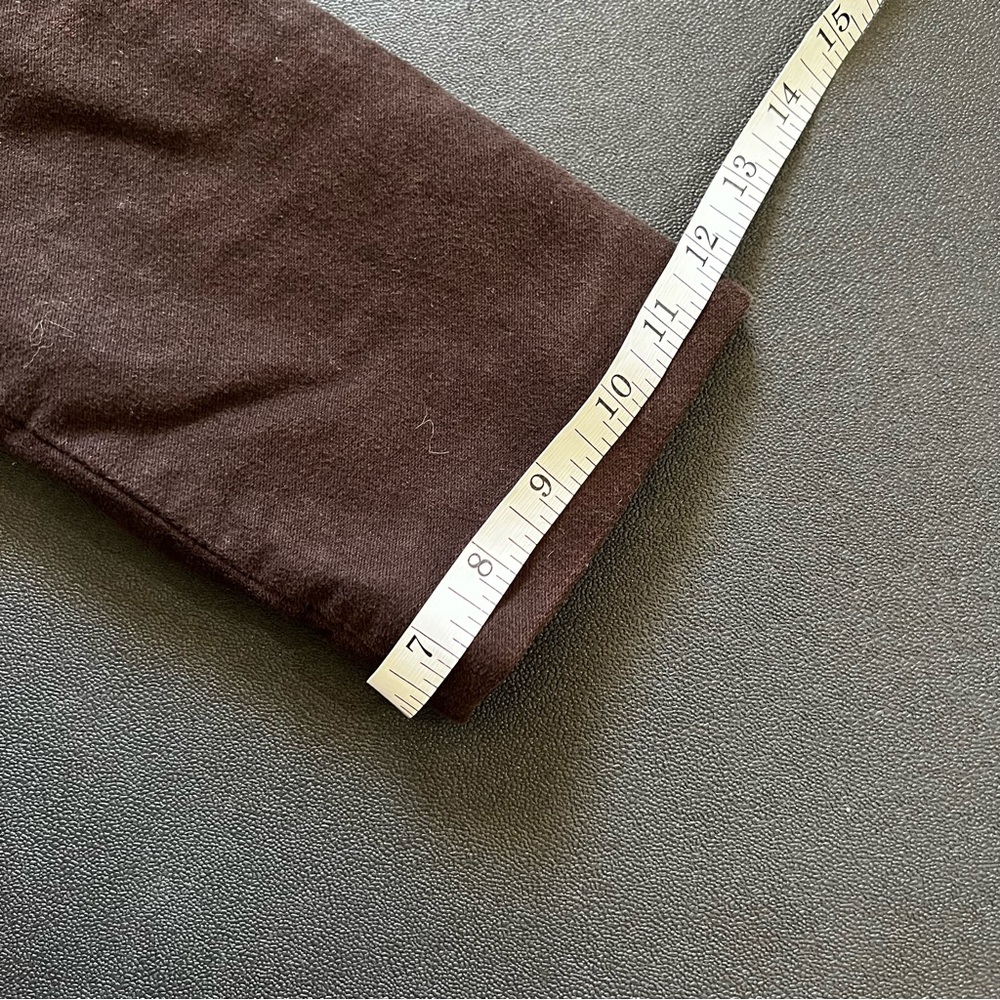 Gap Coat Brown Medium Length Button Down Lined Wa… - image 6